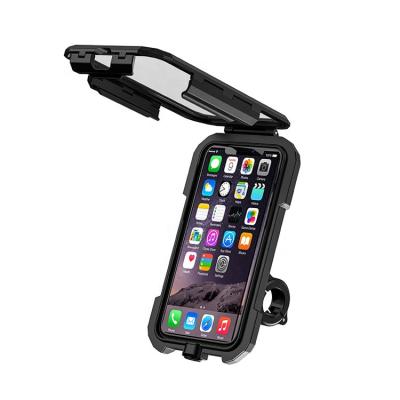 China Universal Plastic Cell Phone Holder Stand Motorcycle Motor Bike Mobile Phone Holder Waterproof Case for sale