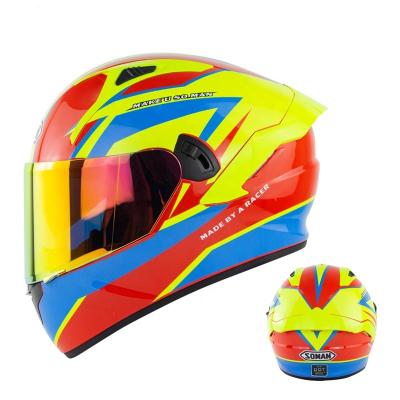 China ABS Full Face Biker Helmet Motorcycle Helmet Cascos Mujer de motocicleta Para for sale