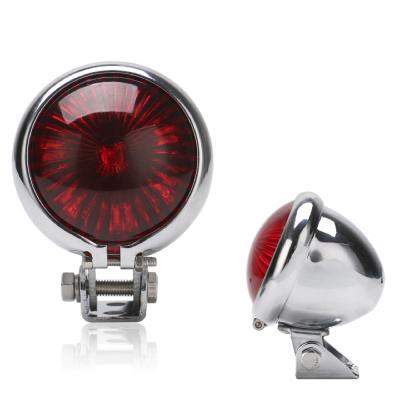 China Universal Metal Stop Tail Light Lamp Rear Motorcycle Led Brake Light For Cafe Racer for sale