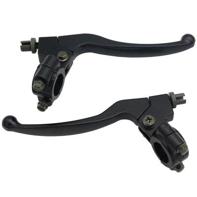 China 1 Pair Universal 22mm Motorcycle Brake And Clutch Handle Plastic Lever for sale