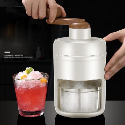 China New Viable Manual Shaved Ice Household Small Hailstone Ice Maker Ice Sander Stall Breaker For Restaurant Home for sale