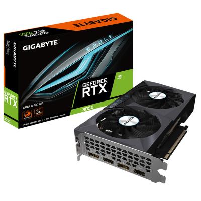 China New Workstation Gigabyte RTX 3050 EAGLE OC 8G Fan Support Cooler Output DP Desktop 3050 Graphics Card for sale