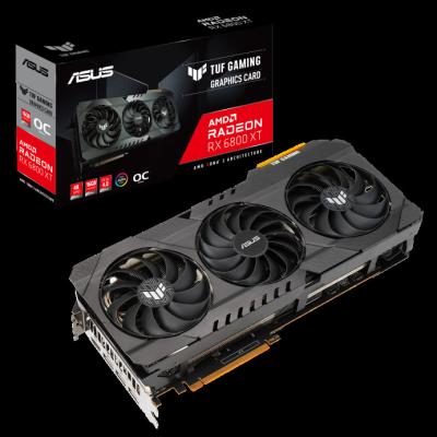 China AMD Radeon RX 6800 XT 16GB GDDR6 Graphics Card Gaming Workstation TUF RX6800XT O16G for sale