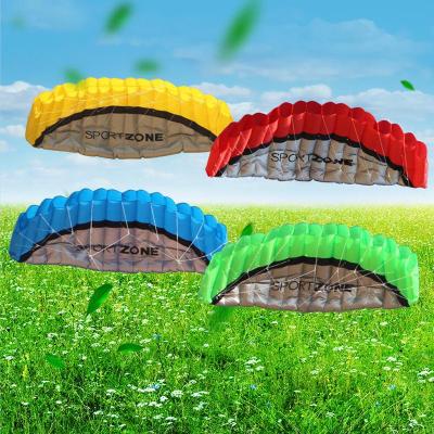 China 2.5m Free Shipping Dual Line Soft Nylon Stunt Power Kite Kitesurfing Parasailing Fly Outdoor Fun Sports Kiteboard Ikite Factory for sale