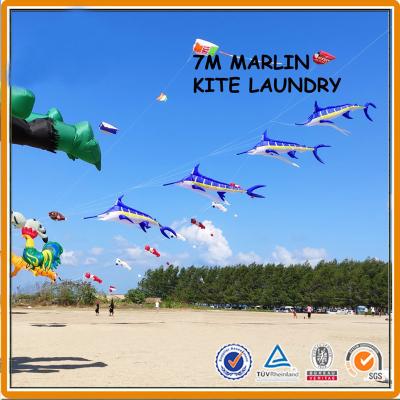 China Factory Free Shipping 7m Big Swordfish Ripstop Kite Nylon Kaixuan Albatros Various Colors Weifang Nylon Soft Big Kite for sale