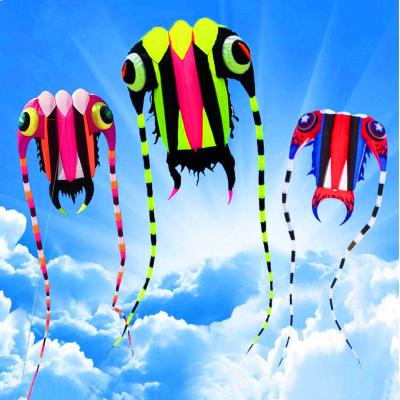 China Free Shipping New Design 7sqm Nylon Trilobites Soft Kites Line Ripstop Nylon Fabric Kite Weifang Kites Factory Octopus Jellyfish for sale