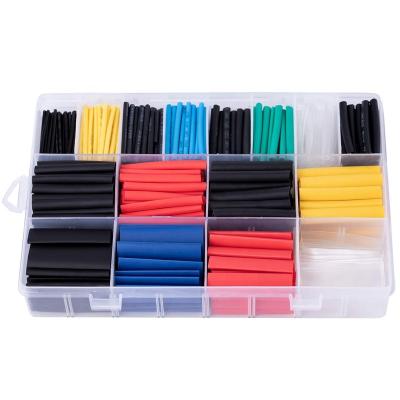 China 580pcs PVC Insulation Tubes Heat Shrink Tubing In Storage Box for sale