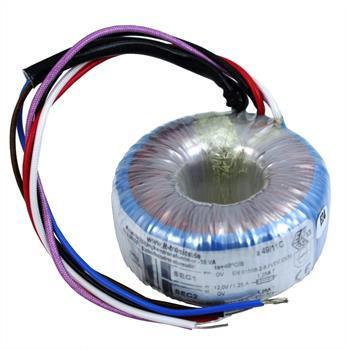 China 24-0-24 Power Toroidal Transformer with Low Profile and Low Weight for sale