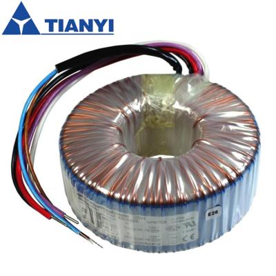 China 120v AUDIO to 12v transformer multiple output toroidal transformers for audio equipments with CE approval for sale