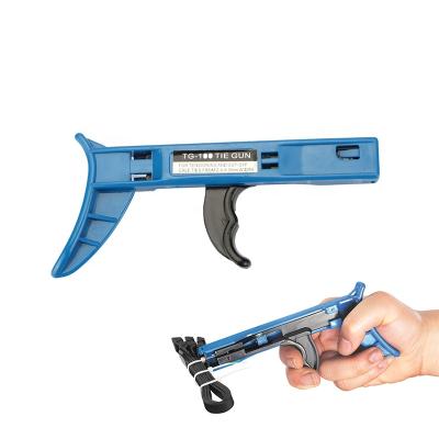 China TG-100 Straight Cable Tie Gun Tying Tool For Nylon Cable Tie for sale