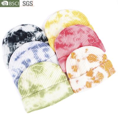 China JOINT INS hot sale ebay Amazon dyed knotting knit fisherman beanie hat for sale