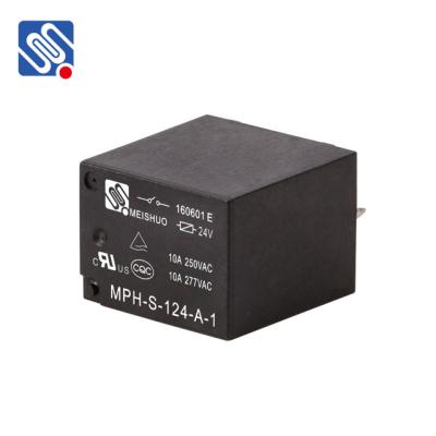 中国 MEISHUO MPH-S-124-A-1 24v 17a 277VAC miniature general purpose relay 販売のため