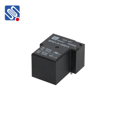 China Meishuo MPQ1-S-124D-A relay manufacturers T90 30a 40a 50a relay miniature 24v power relays for PCB el zu verkaufen