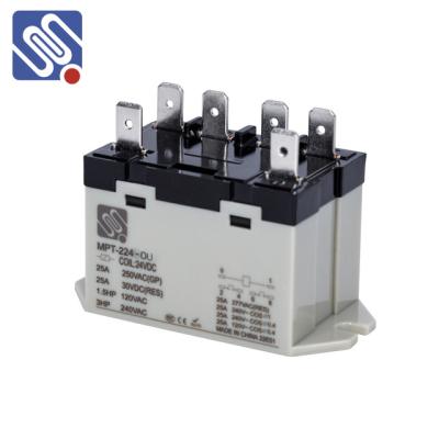 China Meishuo MPT-224-DU 40A 250vac 24v DC QC-Beendigung und AG-Legierungsminiaturrelais für Inverter zu verkaufen