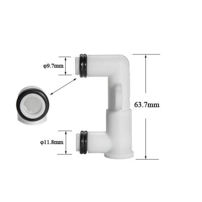 China Meishuo COV-3 check valve 9.7mm inlet no leakage or dripping checked normally under the reverse water pressure of 0.1MPa en venta