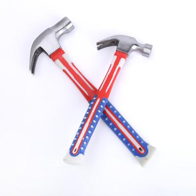 China Various Steel Promotional Goods Using Premium Plastic Handle Claw Hammer for sale