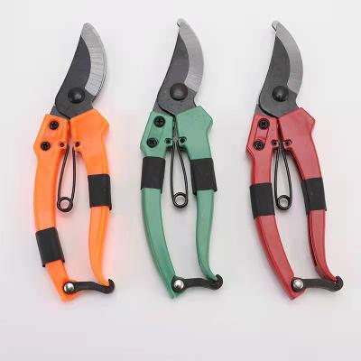 China Professional Anti-Slip Handle Pruner Hand Shears Small Steel Gardening Scissors For Garden Flowers/Tree for sale