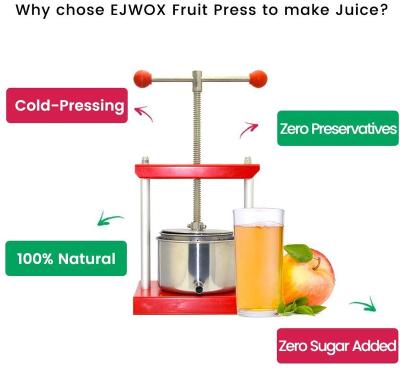 China Meat Processing Plants Fruit Wine Press - 100% Natural Juice Making for Apple/Carrot/Orange/Berry/Vegetables, Stainless Steel Food Grade Cheese for sale