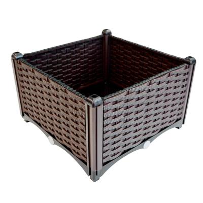 China Quality Goods Easy Vegetables Planting Container Wholesale Garden Plastic Planting Box for sale