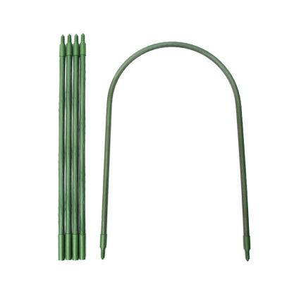 China Promote Climbing Plants Growth Plants Metal Support Coated Steel Tomato Cages Efficient Stakes Pipes For Vineyards for sale