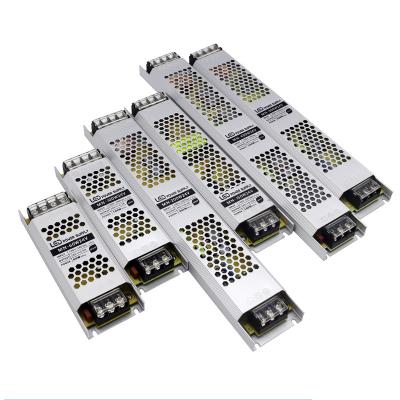 China 12V 24V 60W 100W 150W 200W 300W 400W Ultra-thin Changing LED Board Fabric Light Box Power Supply Power Supply for sale