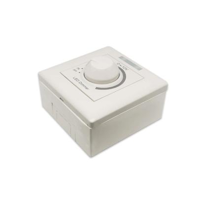 China Dimmable Led Driver 500w Hot Sale Knob Control Method Panel Controller White Color 0-10v Led Dimmer for sale