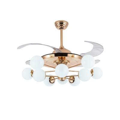 China Modern European Style Modern Luxury Ceiling Fan With Light Living Room Led Ceiling Light Bedroom Led Ceiling Lights for sale