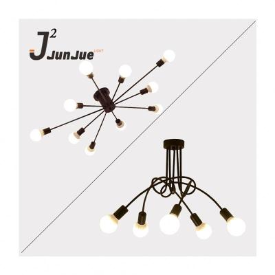 China Modern Modern Ceiling Lights For Living Room 10 Heads Industrial Style Decorative Home Lamp for sale