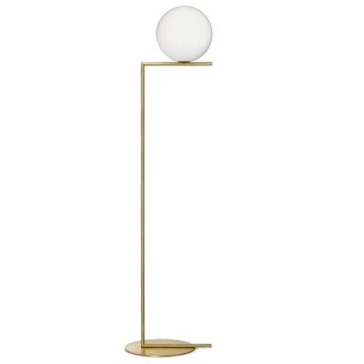 China Modern Minimalist Modern Arts Lead Glass Ball Gold Floor Lamp For Living Room Andliving Room for sale