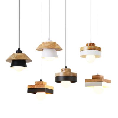 China Modern Designer Dining Room Lighting Nordic Luminous Pendant Lights Wooden Chandelier Decoration for Home and Office for sale