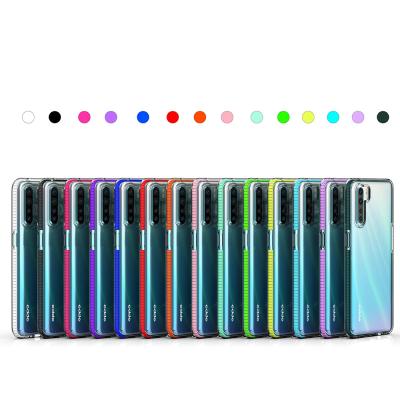 China TPU+TPE New Soft Transparent Mobile Phone Case Multicolor TPU Selection For OPPO A91\F15 Band for sale