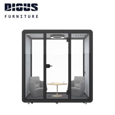 China Soundprof Diousnew Office Booth Meeting Box Pod Soundproof Office Furniture Sofa Pods for sale