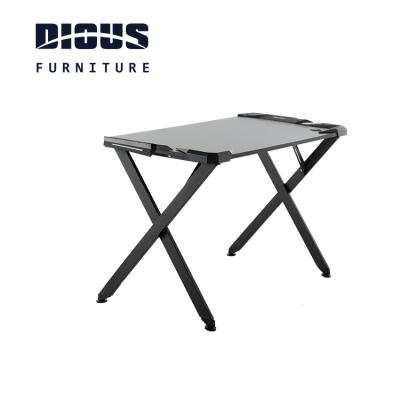 China Diousnew Ergonomic RGB Furniture Modern Office Table Computer Table and Chair for sale