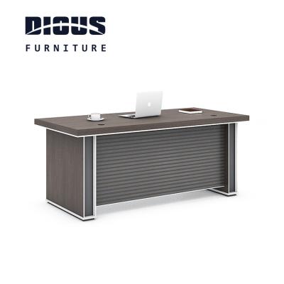 China Customize Diousnew Office Furniture Antique Style Desk Double Sided Desk With Drawers for sale