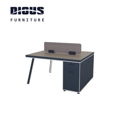 China Diousnew Modern High Quality Open Design Desk For 2 Person Workstation Laptop Computer for sale