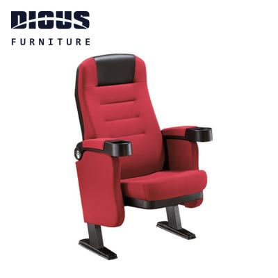 China Diousnew Modern Factory Supplier Commercial Theater Seating Movie Theater Chairs Cinema Seat With Cup Holder for sale