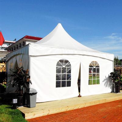 China Outdoor UV Resistance 4x4 Glamping Water Proof Wedding Party Trade Show Tent Luxury Canopy Pagoda Tents For Events for sale