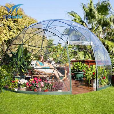 China UV Resistance 3m 6m Customized Outdoor Large Bubble Transparent House Glamping Tourism Hotel Garden Igloo Geodesic Dome Luxury Tent For Events for sale