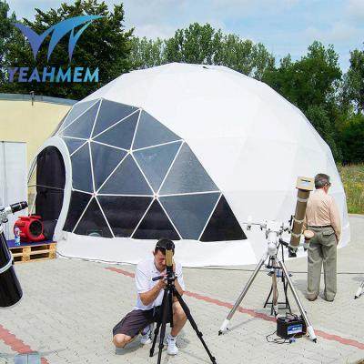 China UV white transparent bubble resistance outdoor trade show wedding party glamping geodesic dome tent for sale