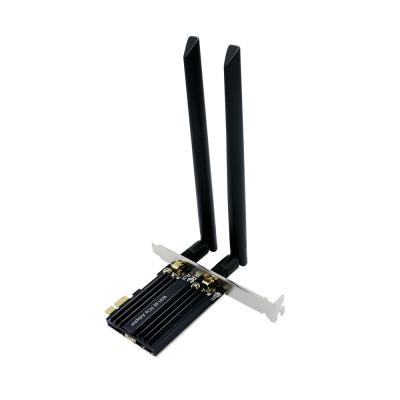 China Computer Mini WiFi 6E Popular Tri Band PCIe Wireless Adapter with BLE Latest Version for sale