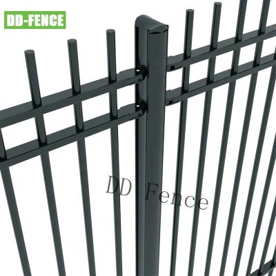 China New Design Easily Compiled No Weld Safety Garrison Fence Steel Tubular Stake For Industry Trade School Factory Railroad for sale