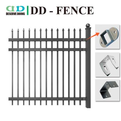 China Easily Assembled Material Metal Fence / Driveway Iron Gates / Picket Fencing Supplies for sale