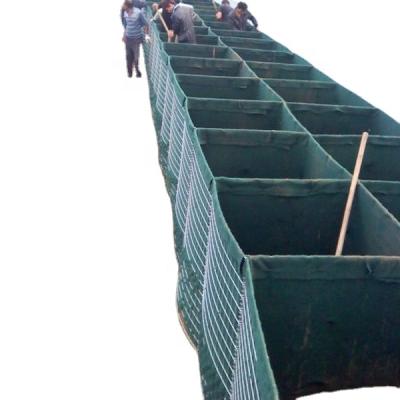 China Gabions Galvanized Welded Mesh Gabion Defense Fence MIl1 Mil2 Mil3 Mil7 Mil8 Mil10 For Military Blast Wall Bunker Shelter for sale