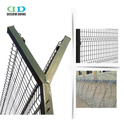 China Barrier Mesh Safety Security Fence/concrete block airport barrier/new security barrier for sale