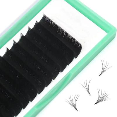 China Single Mix Length Natural Soft Lash Trays Cashmere Individual Eyelash Extension 25mm Bulk Volume Korean PBT for sale