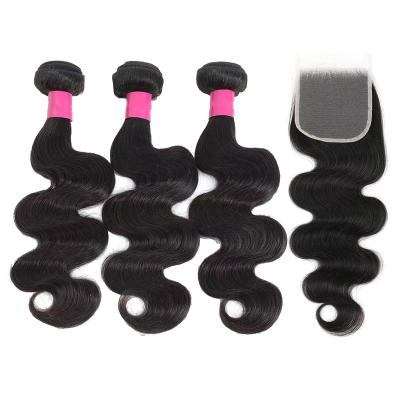 China Raw Unprocessed Virgin Curly Bundles Hair Bundles Virgin Cuticle Aligned Peruvian Hair Weave With Lace Closure for sale