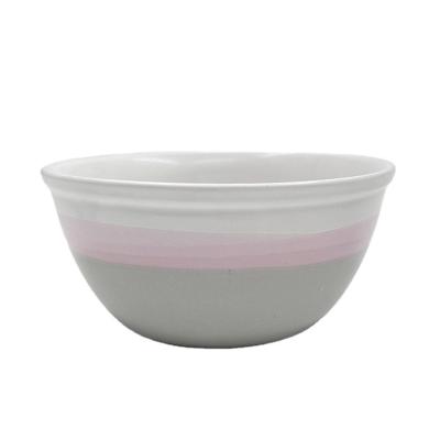 China Home American Style BOWL Salad Bowl Multicolor Ceramic Rice Bowl for sale