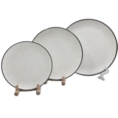 China Hot Sale Ceramic Disposable Dinner Set 10'/9'/7.6' Salad Bowl for sale