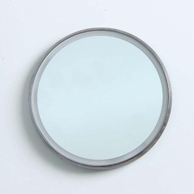 China 2022 New Custom LED Touch Screen Makeup Mirror Vanity Makeup Desktop Cosmetic Mirror With Lights for sale