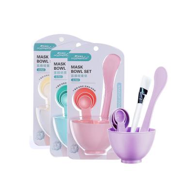 China Beauty DIY Tools Kit Lady Facial Care Mask Face Mask Tool Easy Clean Blending Bowl Brush Stick Blending Dispenser for sale